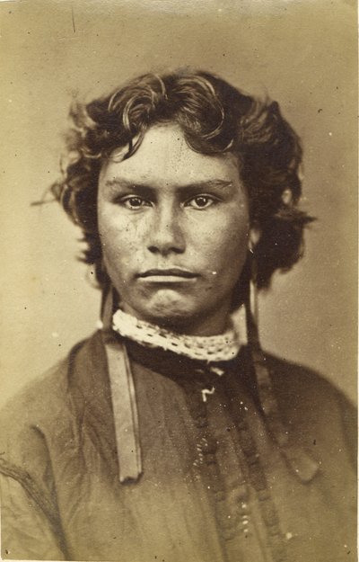 Maori, junge Dame, ca. 1865 von George Pulman